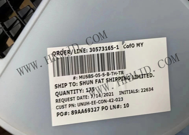 【連接器分銷(xiāo)商】全新原裝 MUSBS-05-S-B-TH-TR USB連接器 IP68 密封迷你 USB 端口