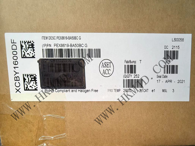 16 通道、16 端口 PEX8619-BA50BCG [Broadcom] PCI Express 交換機，19 x 19mm PBGA