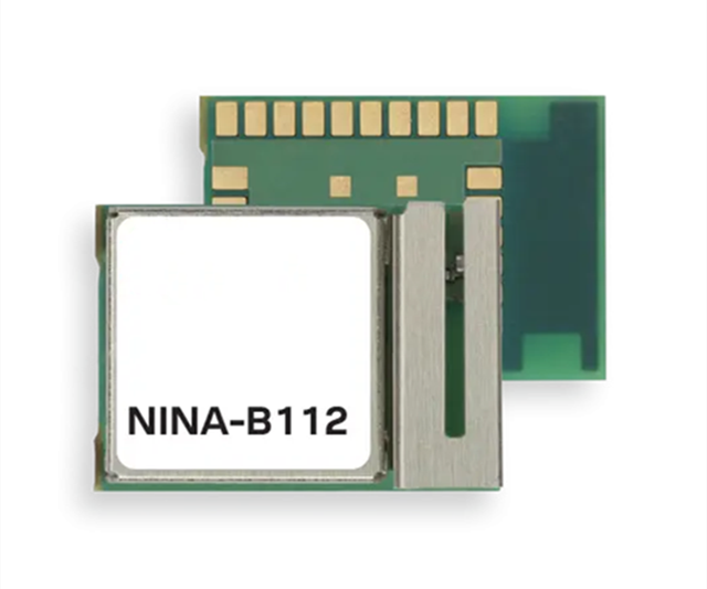 NINA-B112-06B一款配有內置天線u-blox 10.0x14.0 mm的藍牙 5.0 低功耗模塊