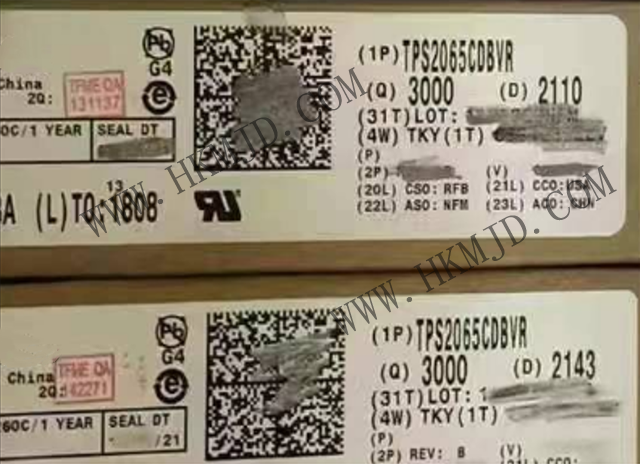 明佳達電子 —— 供應 [TI] TPS2065CDBVR 電源開關 IC - 限流，配電開關