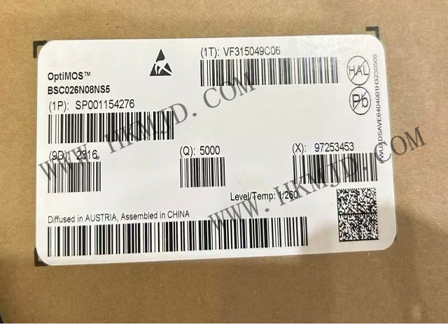 OptiMOS? 5 功率晶體管，80V BSC026N08NS5 N 溝道功率 MOSFET
