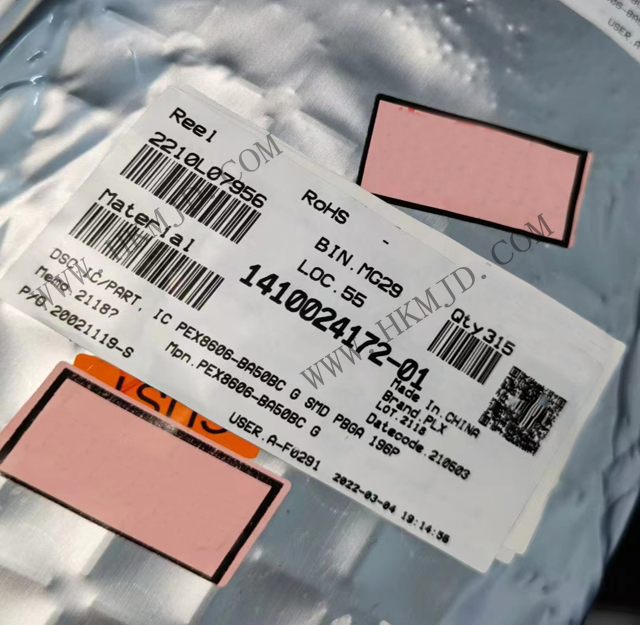 Broadcom PEX8606-BA50BCG 6通道，6端口PCI Express Gen2 交換機(jī)