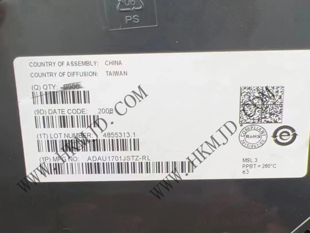 ADAU1701JSTZ SigmaDSP? 28/56 Bit音頻DSP，內(nèi)置2個ADC和4個DAC