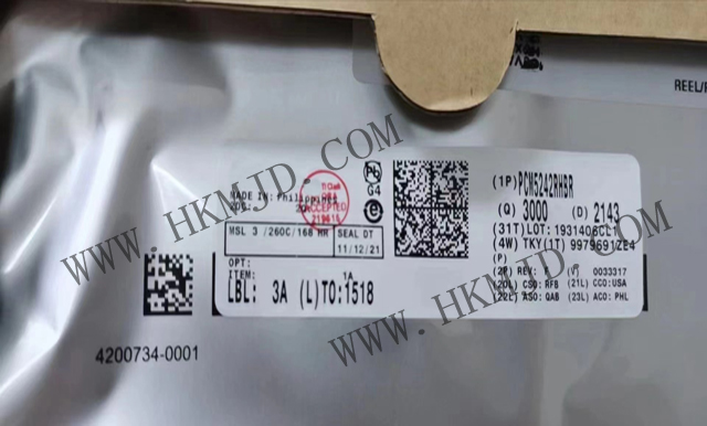 PCM5242RHBR (TI) 4.2VRMS DirectPath?、32 位、384kHz、114dB 音頻立體聲 DAC