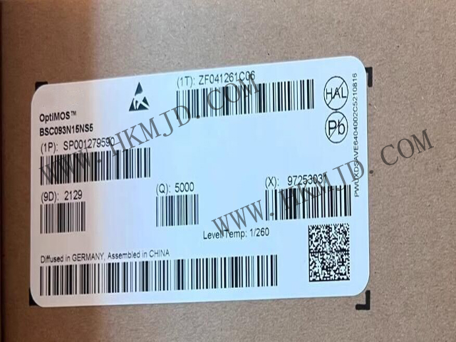 英飛凌BSC093N15NS5 OptiMOS?5 150V功率MOSFET，超低導(dǎo)通電阻9.3mΩ