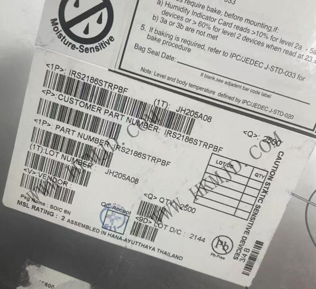 [供應(yīng)] IRS2186STRPBF（英飛凌）600V，EiceDRIVER? 高壓側(cè)和低壓側(cè)柵極驅(qū)動(dòng)器 IC