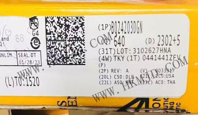 [供應(yīng)] BQ24203DGN (TI) 單芯片鋰離子電池充電器管理 IC