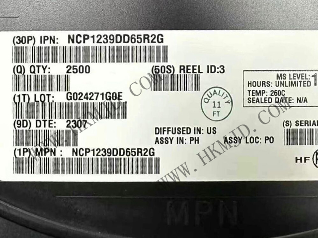 ON NCP1239DD65R2G 65kHz 電流模式控制器，適用于帶高壓啟動的反激式轉(zhuǎn)換器